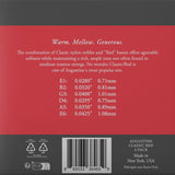 Augustine Strings for classical guitar Classic Label - 3 x Set Classic Red (normal/medium)