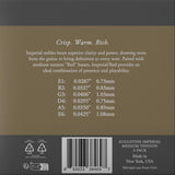 Augustine strings for classical guitar Imperial Crystal Nylon medium - 3 x set Imperial Red (medium/medium)