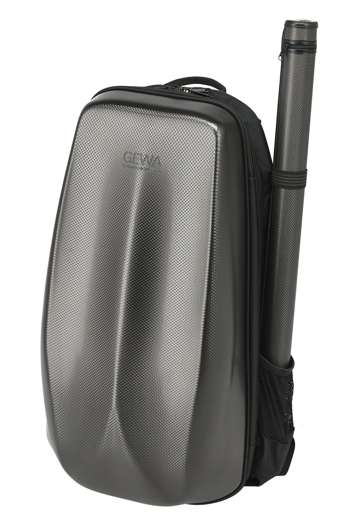 GEWA Backpack for Violins case Space Bag - Titanium 1/2 - 1/4 (33 x 63 (with bow case 66 ) x 19 cm)