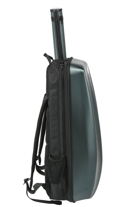 GEWA Backpack for Violins case Space Bag - Green 4/4 - 3/4 (33 x 67 (with bow case 79 ) x 19 cm)