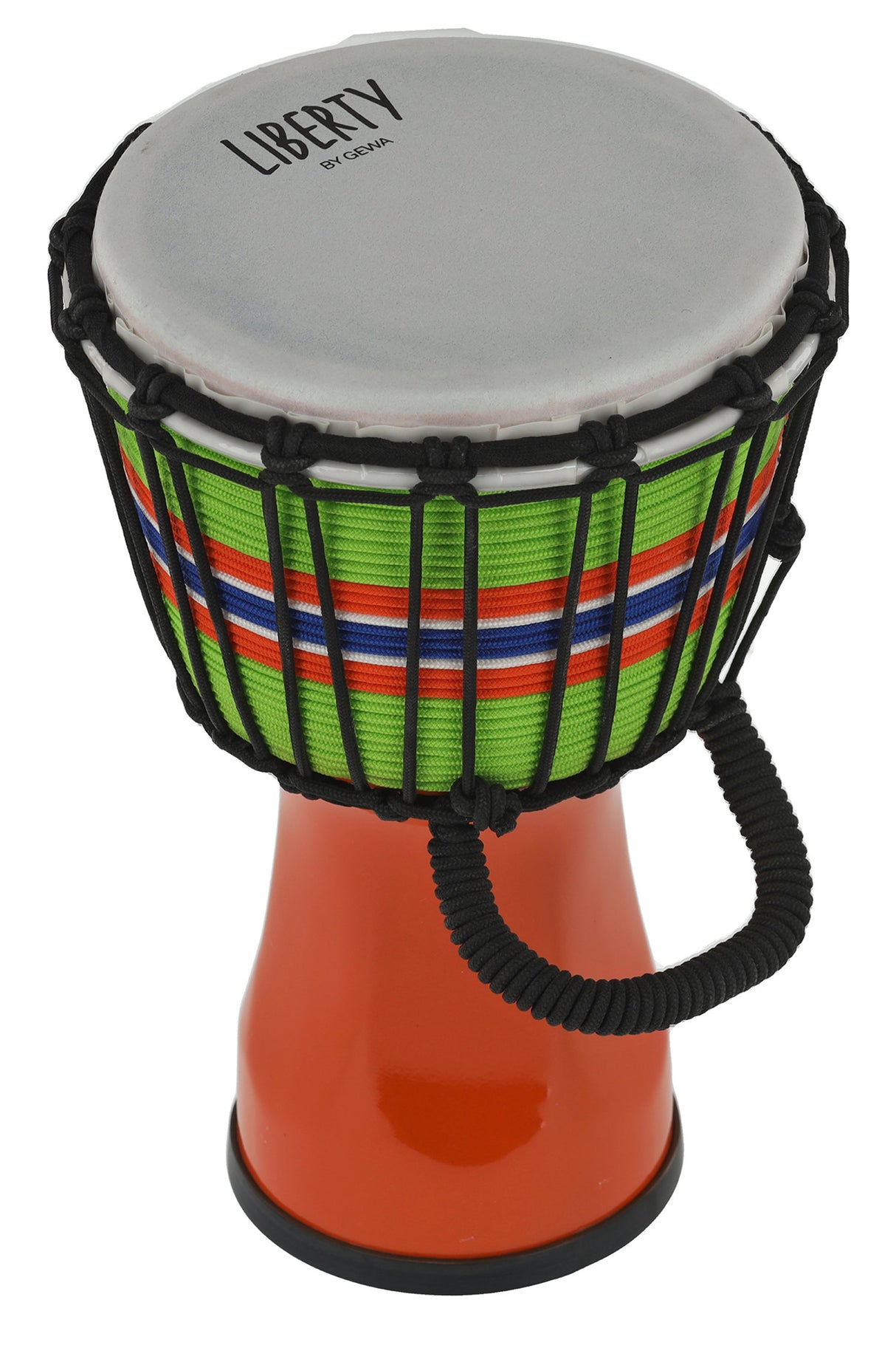 GEWA Djembe Liberty Series Rope Tuned - 7" Orange