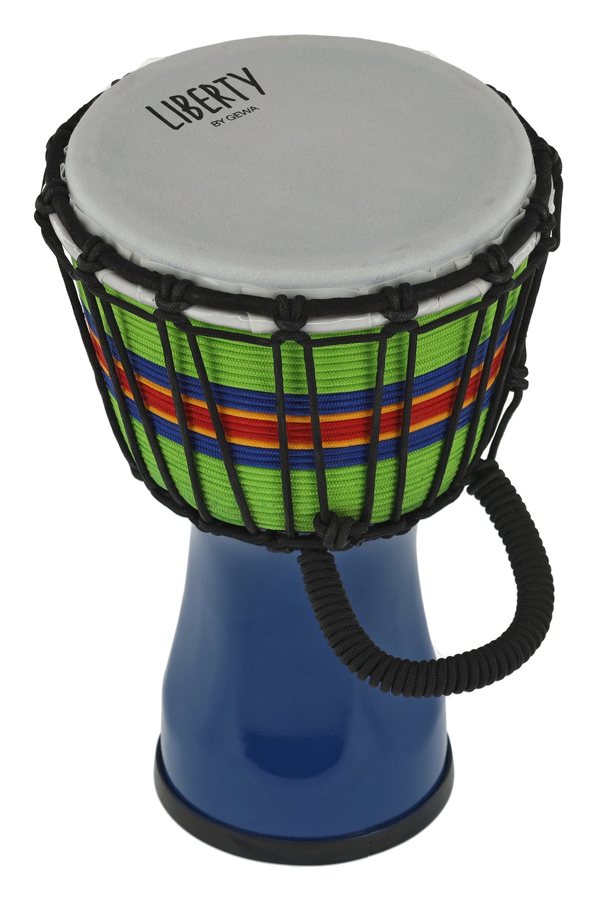 GEWA Djembe Liberty Series Rope Tuned - 7" Blue
