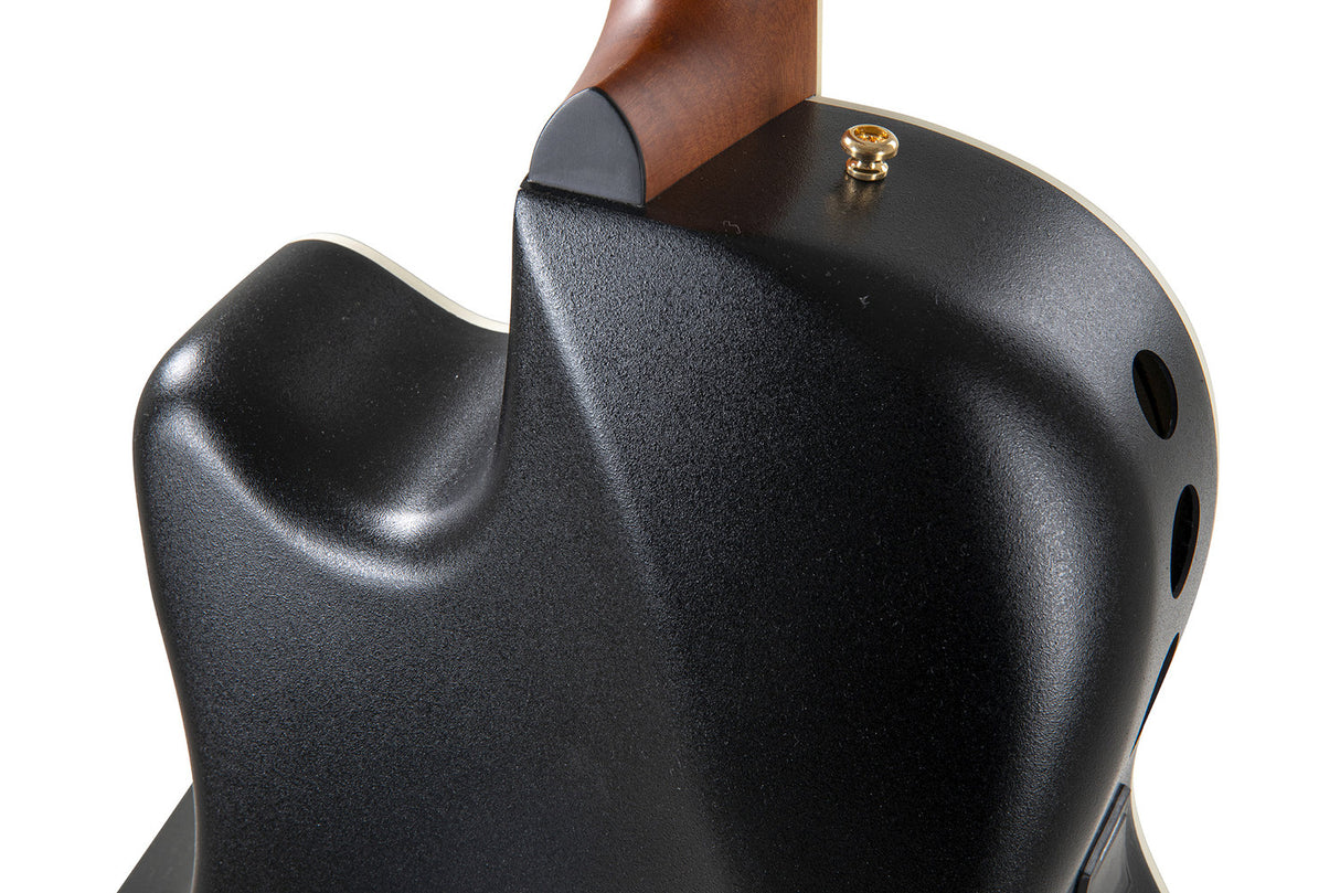 Ovation E-Acoustic Guitars Celebrity Elite Deluxe Deep Contour - Black Satin (CDX40-5-G)