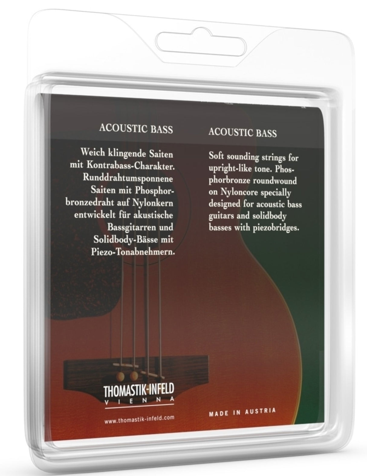 Thomastik-Infeld strings for acoustic bass Phosphor Bronze - Set (4-string)