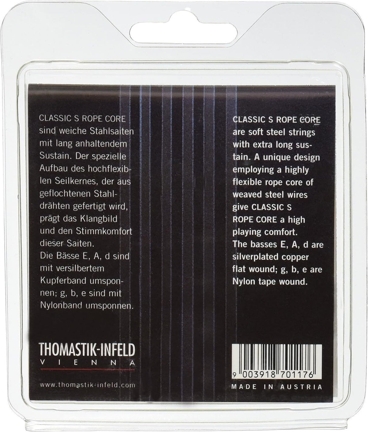 Thomastik-Infeld strings for classical guitar Classic S Rope Core - Set (KR116)