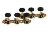 GEWA machine heads Classical guitars - Set, gold-coloured (without lyre)