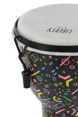 GEWA Djembe Liberty Series Mechanically Tuned - 8" Crazy Neon