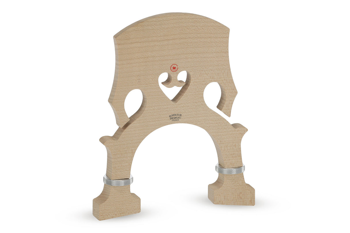 Despiau Double bass bridge Planet D height-adjustable - 4/4 (Foot width 165)