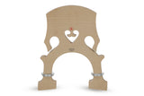 Despiau Double bass bridge Planet D height-adjustable - 4/4 (Foot width 165)