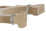Despiau Double bass bridge Planet D height-adjustable - 4/4 (Foot width 165)