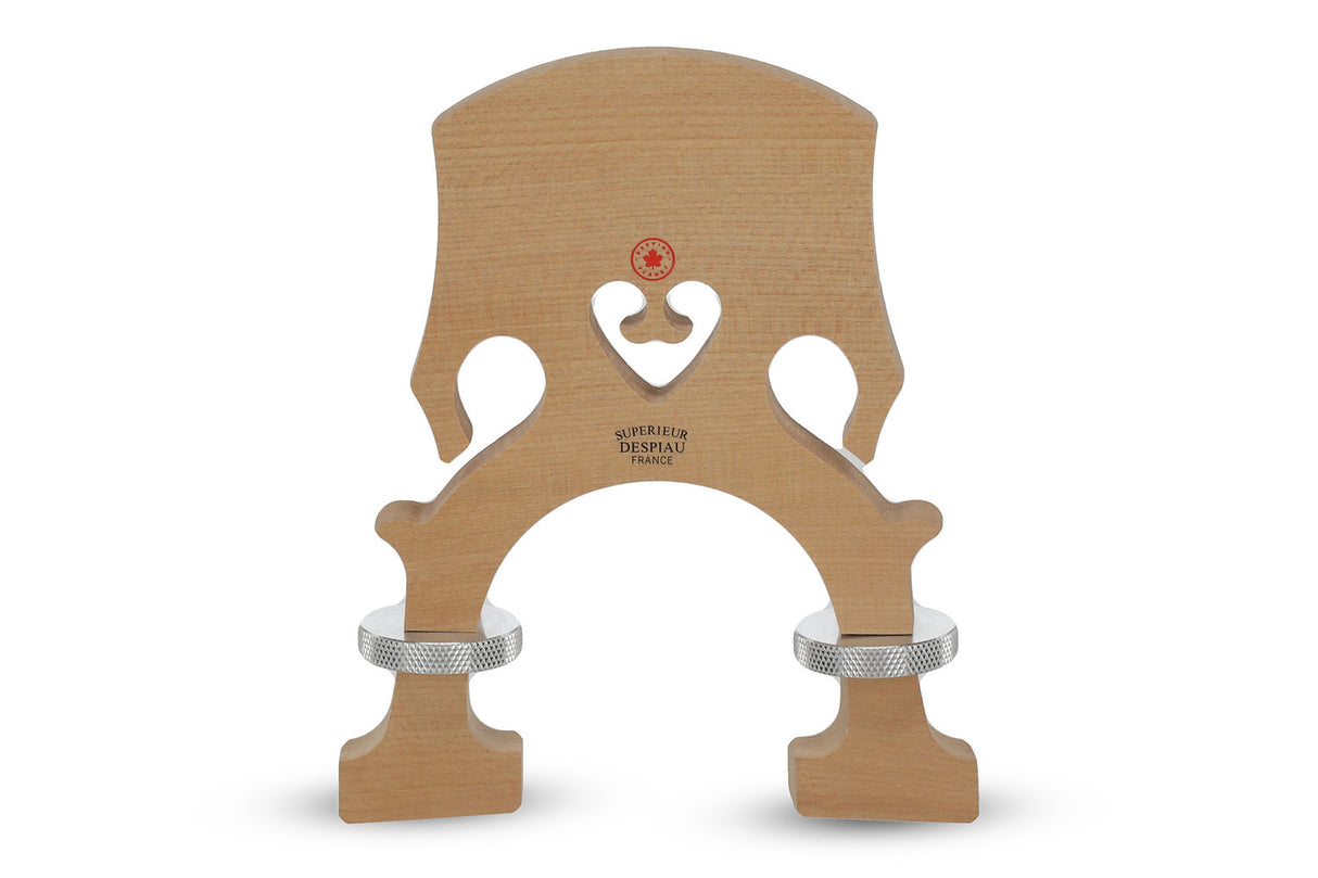 Despiau Double bass bridge Planet D height-adjustable - 1/8 (Foot width 115)