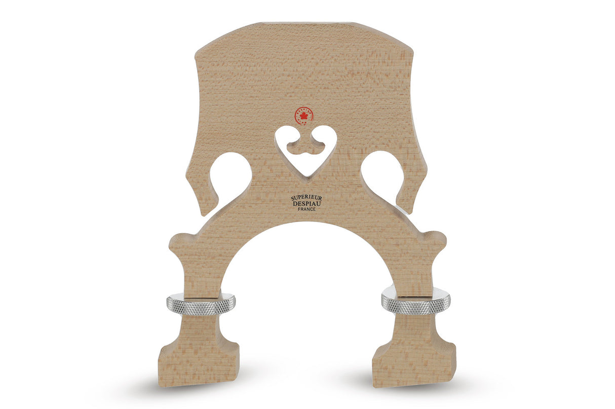 Despiau Double bass bridge Planet D height-adjustable - 1/4 (Foot width 130)