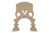 Despiau Double bass bridge Planet D height-adjustable - 1/2 (Foot width 138)