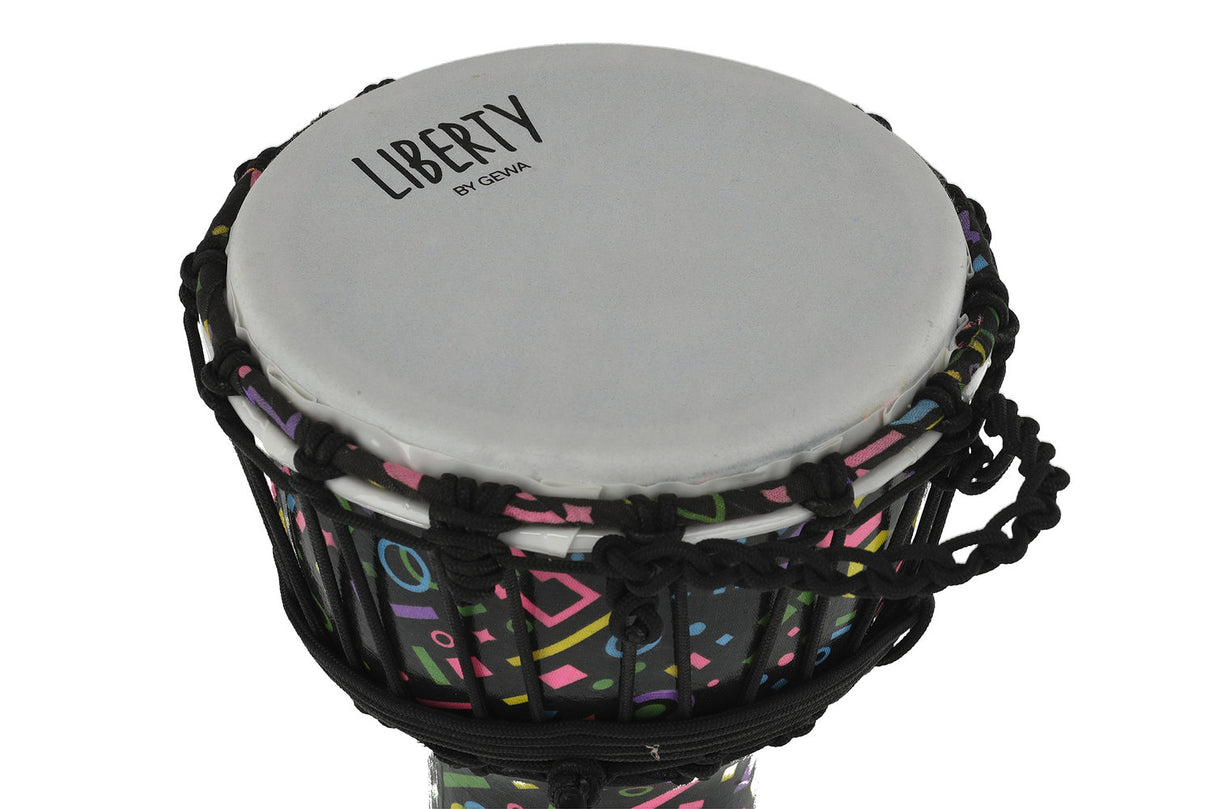 GEWA Djembe Liberty Series Rope Tuned - 7" Crazy Neon