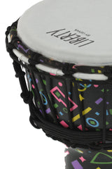 GEWA Djembe Liberty Series Rope Tuned - 7" Crazy Neon