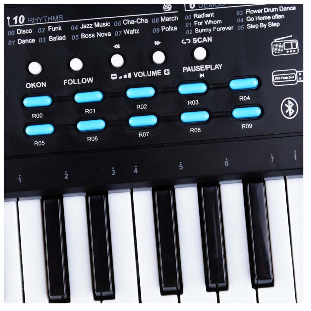 SUPRIMO 605 UFB keyboard med mikrofon