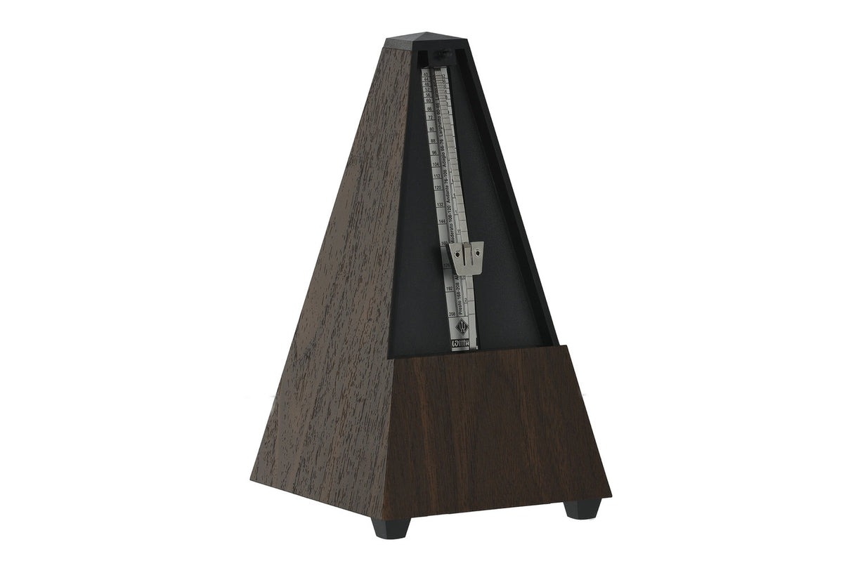 Wittner metronome, pyramid shape - walnut grain 814K