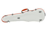 PURE GEWA Form-shaped violin cases Polycarbonate FUN - 4/4 - 1/2 (White / Blacj)