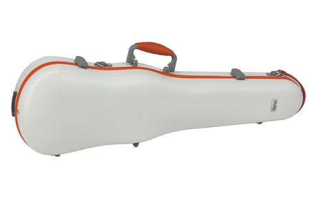 PURE GEWA Form-shaped violin cases Polycarbonate FUN - 4/4 - 1/2 (White / Blacj)