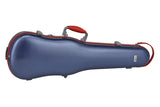 PURE GEWA Form-shaped violin cases Polycarbonate FUN - 4/4 - 1/2 (Blue / Black)