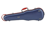 PURE GEWA Form-shaped violin cases Polycarbonate FUN - 4/4 - 1/2 (Blue / Black)