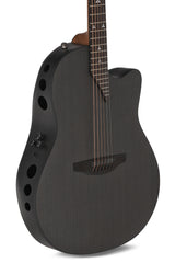 Adamas E-Acoustic Guitars 156SP-5-G Evolution Series Deep Cutaway - Natural Carbon Black (156SP-5-G)