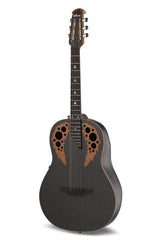 Adamas E-Acoustic Guitars ADAMAS U581T-FM Mid-Depth Non-Cutaway - Black Satin Copper Metal Flake (U581T-FM-G)