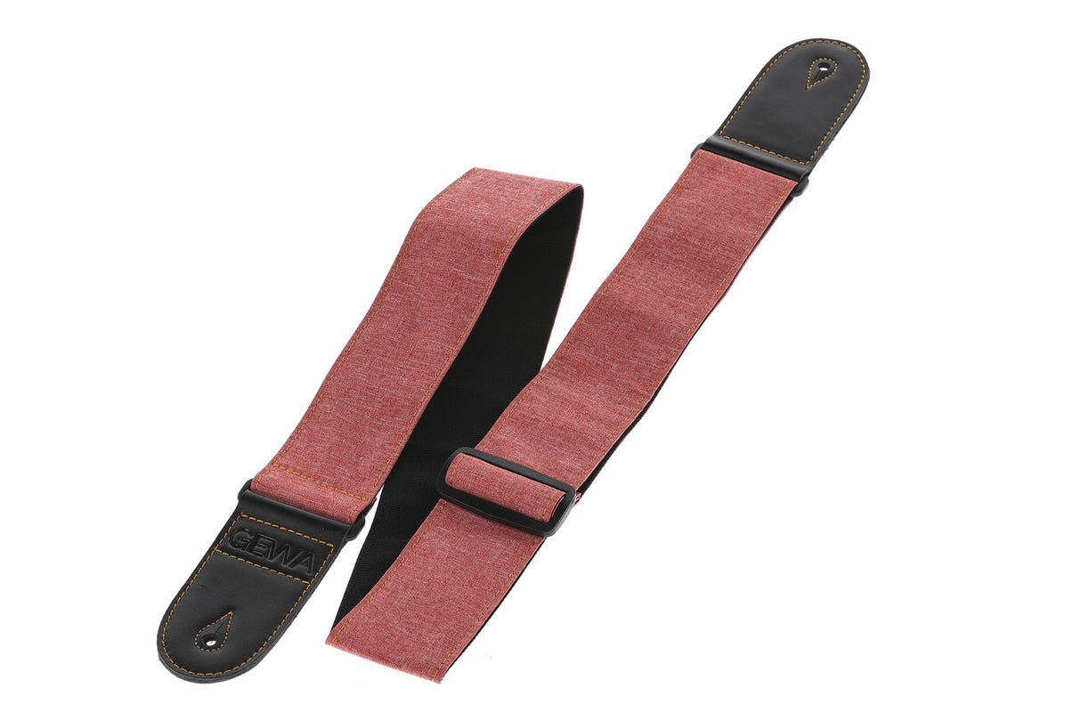 GEWA Guitars Straps New Colours - red berry (60 mm)