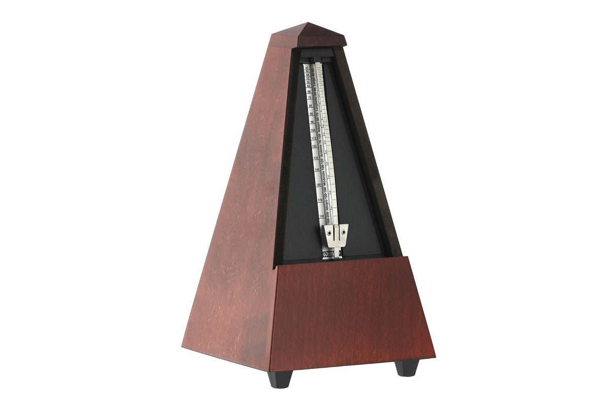 Wittner Metronome, pyramid-shaped - Mahogany-coloured matte 801M