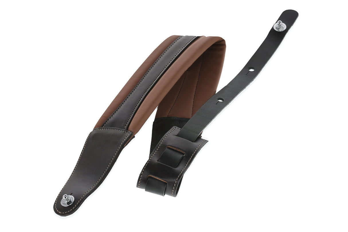 GEWA Guitars Straps Prestige 85 padded Security Locks - brown/black