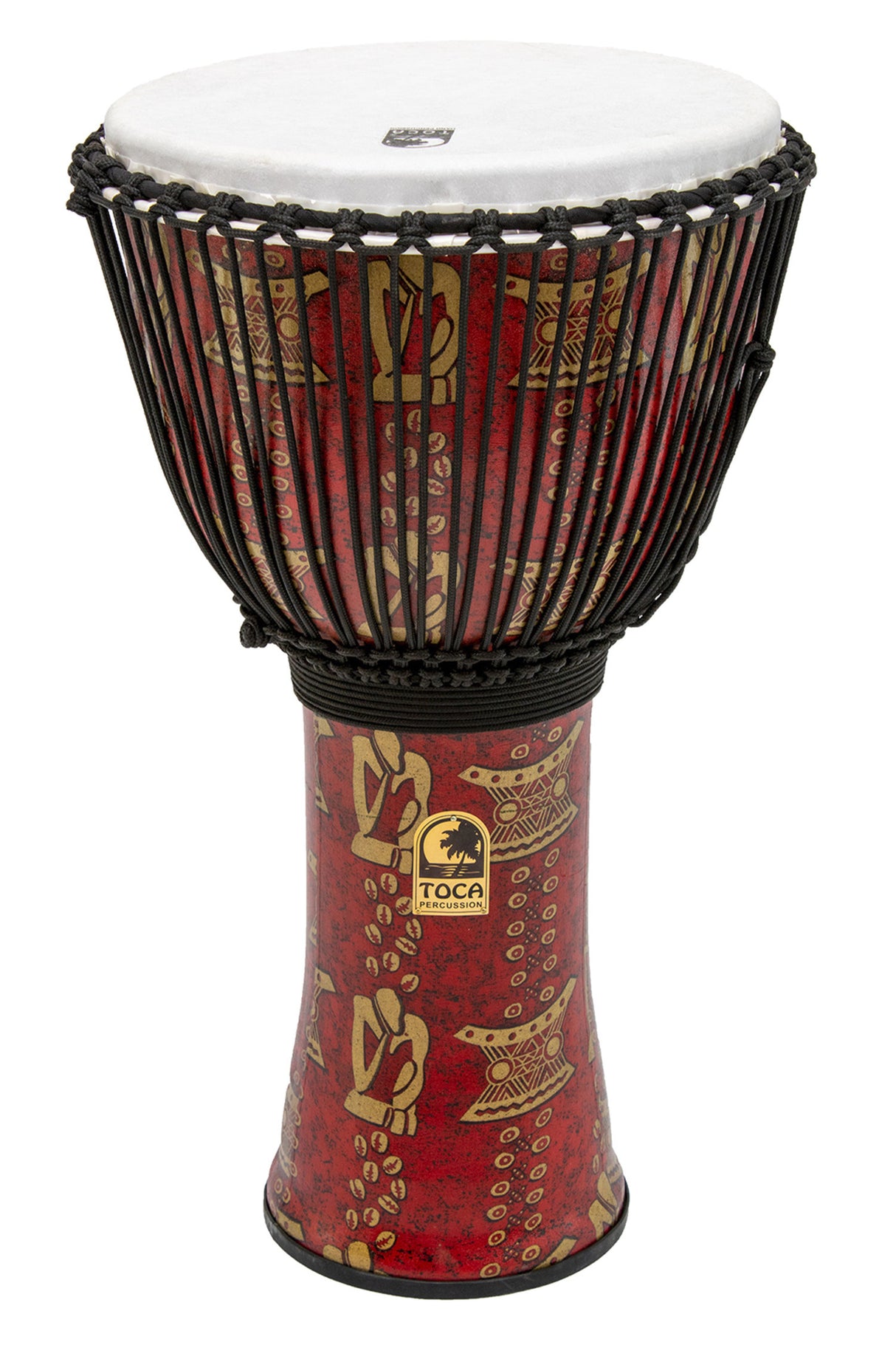 Toca Djembe Freestyle II Rope Tuned - Dark Red (TF2DJ-14RB)