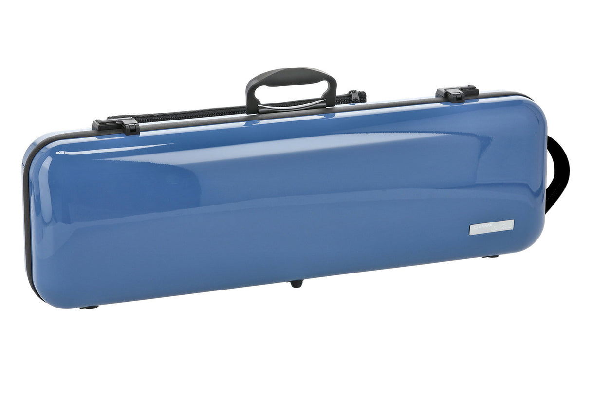 GEWA Violins case Air 2.1 - Blue high gloss (with side handle)