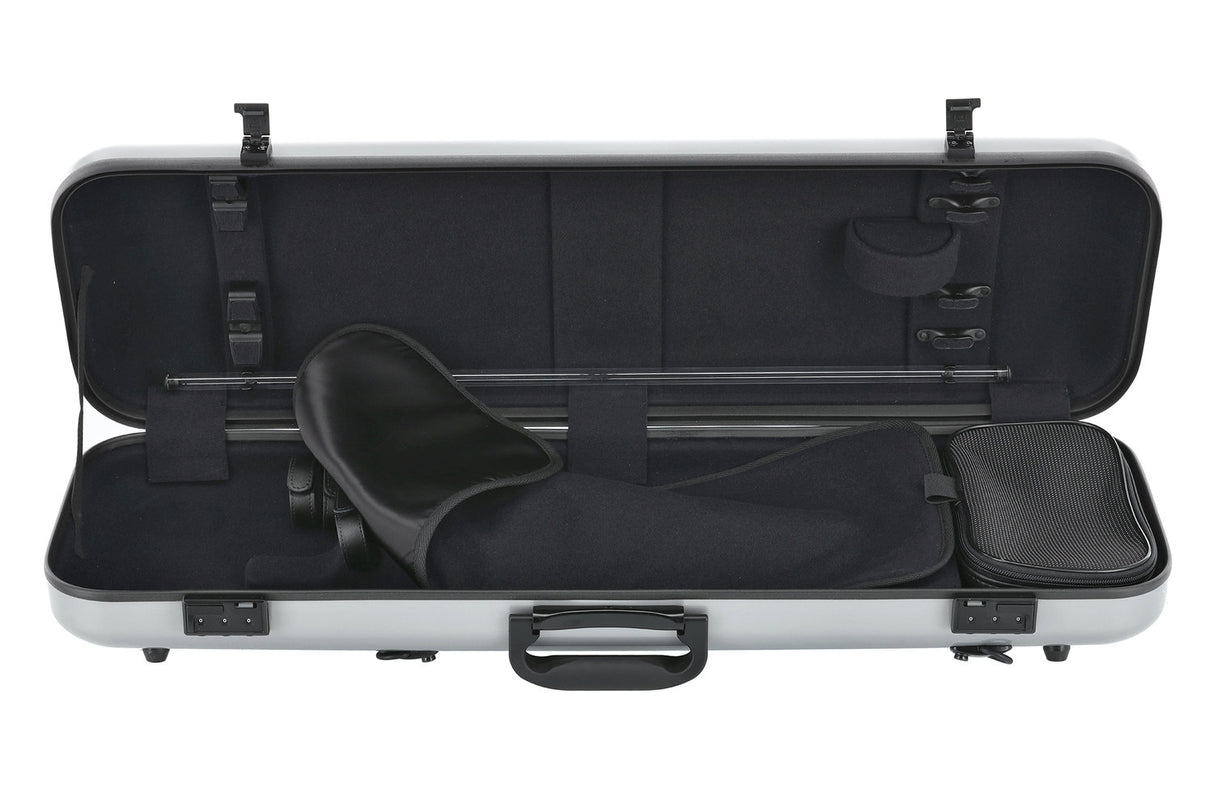 GEWA Violins case Air 2.1 - Silver metallic high gloss
