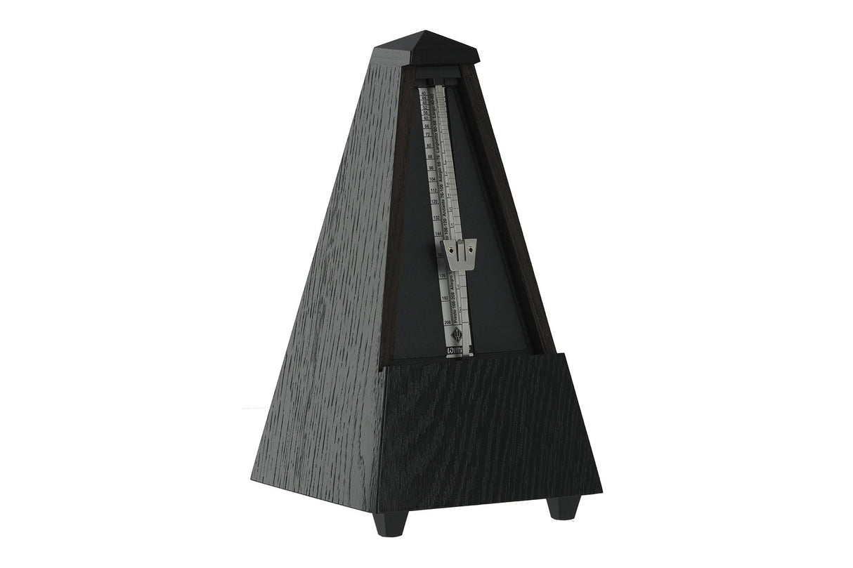 Wittner pyramid-shaped metronome - Oak black, matte 819