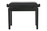 GEWA Piano bench Deluxe Vinyl - Matt black (Seat black)