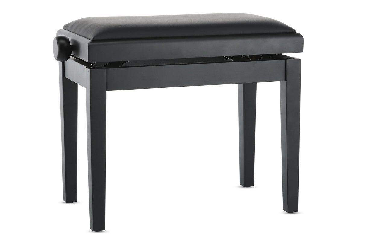 GEWA Piano bench Deluxe Vinyl - Matt black (Seat black)
