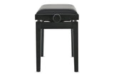 GEWA Piano bench Deluxe Vinyl - Matt black (Seat black)