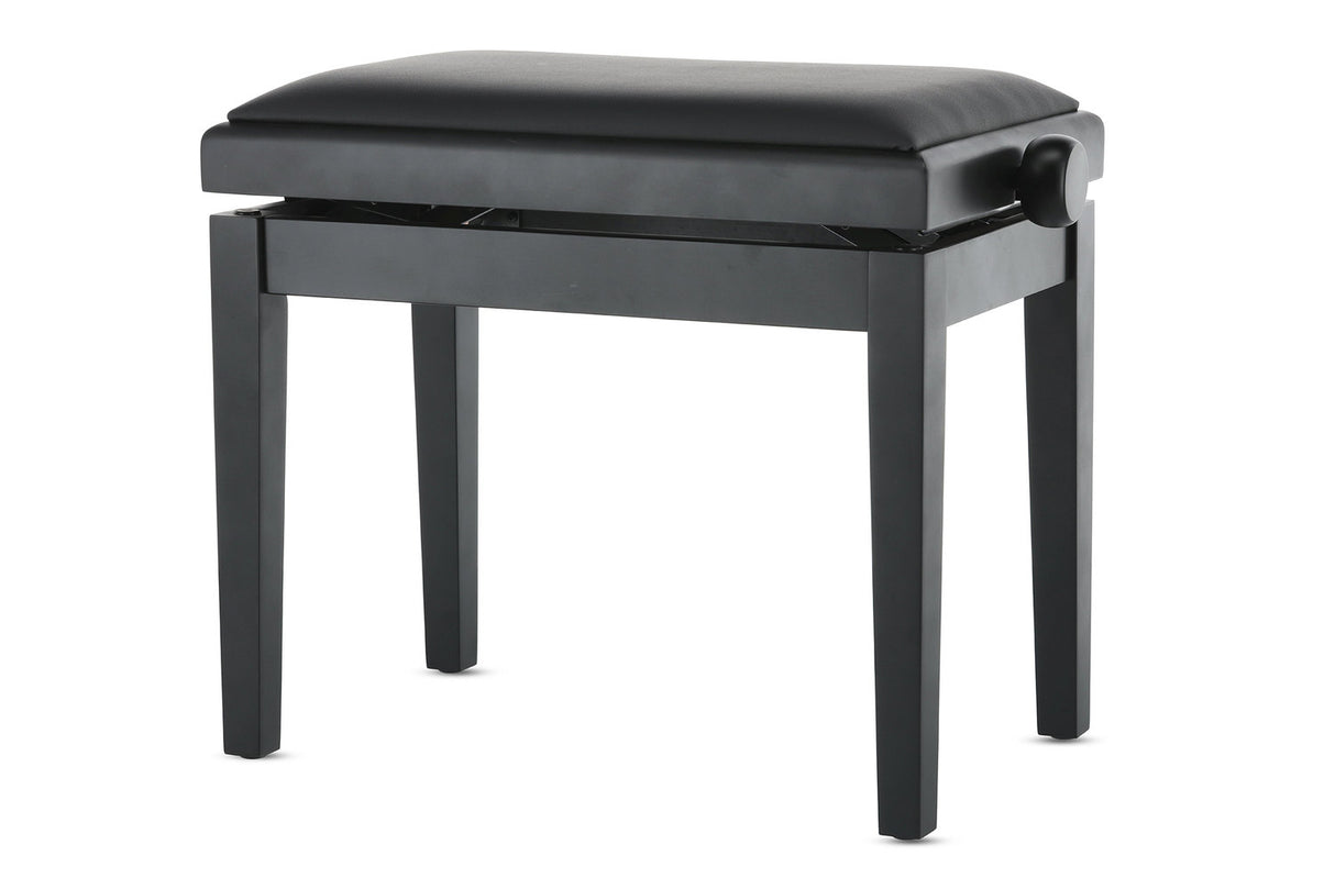 GEWA Piano bench Deluxe Vinyl - Matt black (Seat black)