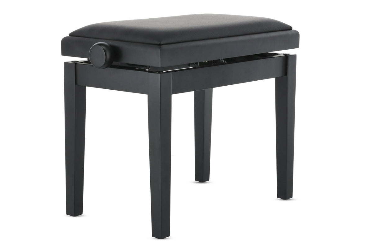 GEWA Piano bench Deluxe Vinyl - Matt black (Seat black)