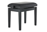 GEWA Piano bench Deluxe Vinyl - Matt black (Seat black)