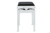 GEWA Piano bench Deluxe - Matt white (Seat black)