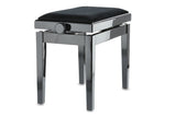 GEWA Piano bench Deluxe - High-gloss black (Seat black)