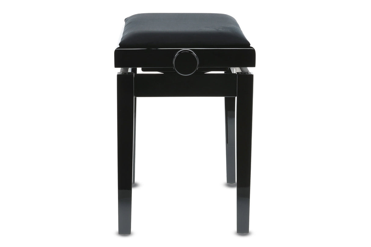 GEWA Piano bench Deluxe - High-gloss black (Seat black)