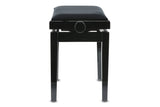 GEWA Piano bench Deluxe - High-gloss black (Seat black)