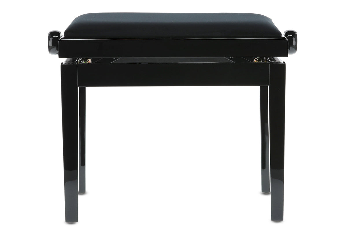 GEWA Piano bench Deluxe - High-gloss black (Seat black)