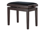 GEWA Piano bench Deluxe - Matt rosewood (Seat black)