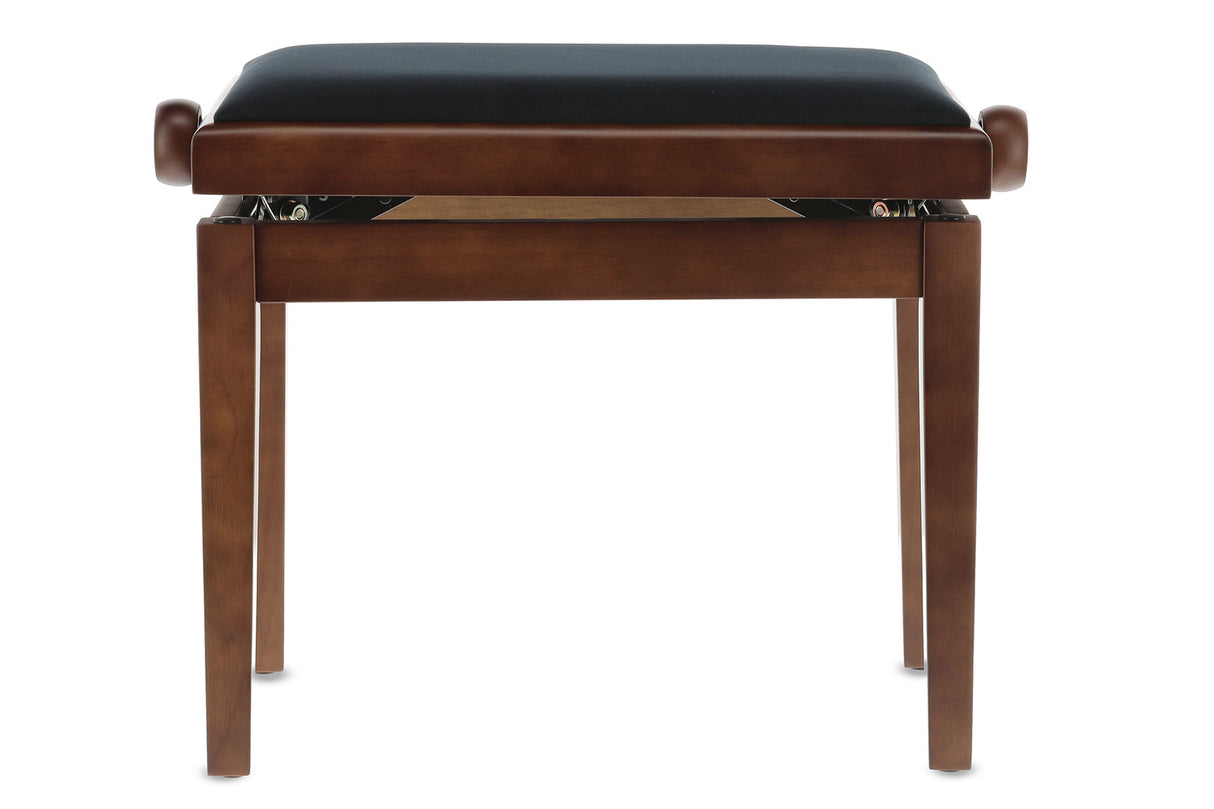 GEWA Piano bench Deluxe - Matt walnut (Seat black)