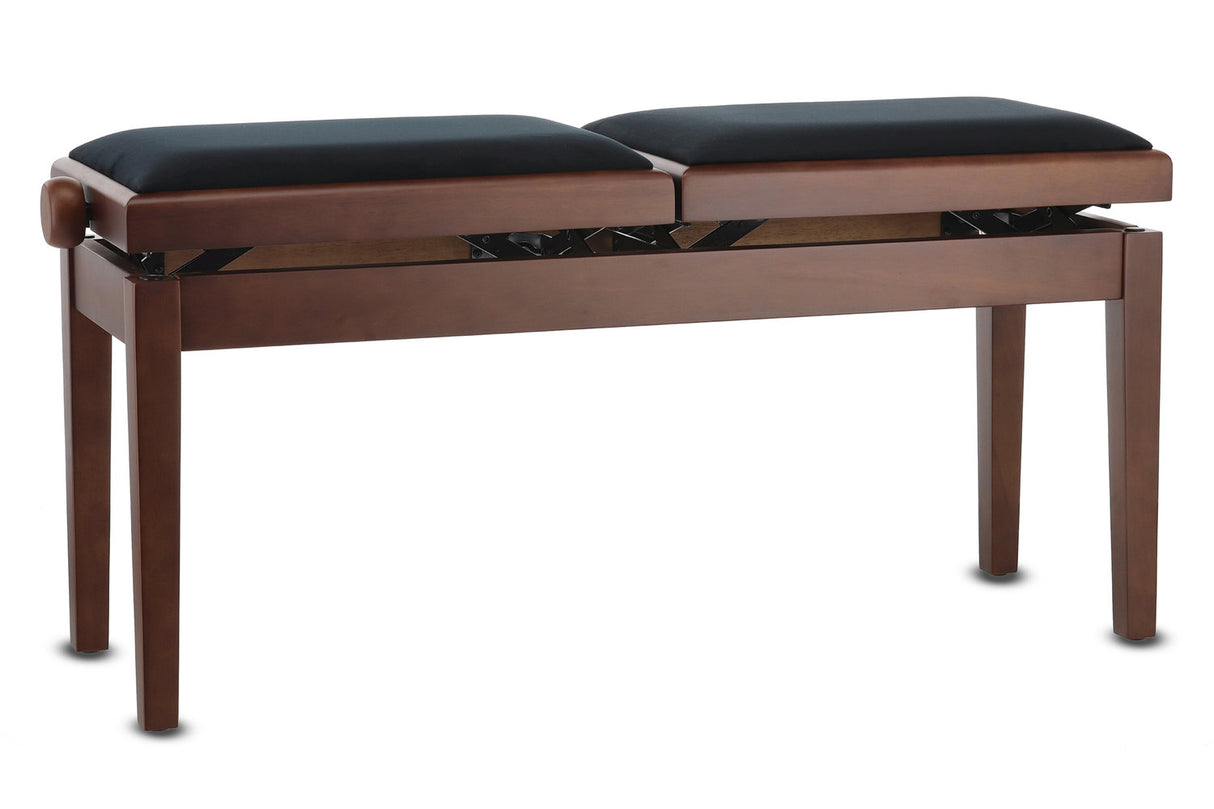 GEWA Piano bench Deluxe Double - Walnut matte
