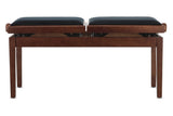 GEWA Piano bench Deluxe Double - Walnut matte