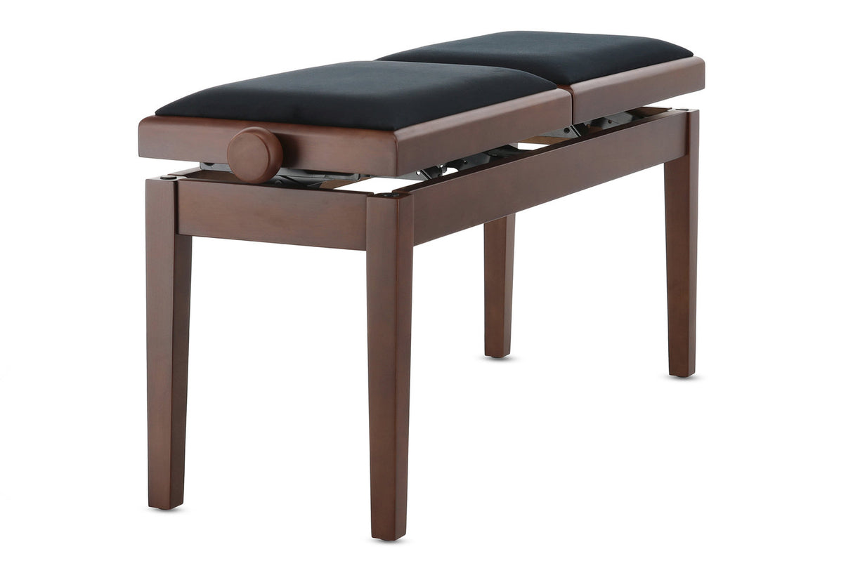 GEWA Piano bench Deluxe Double - Walnut matte